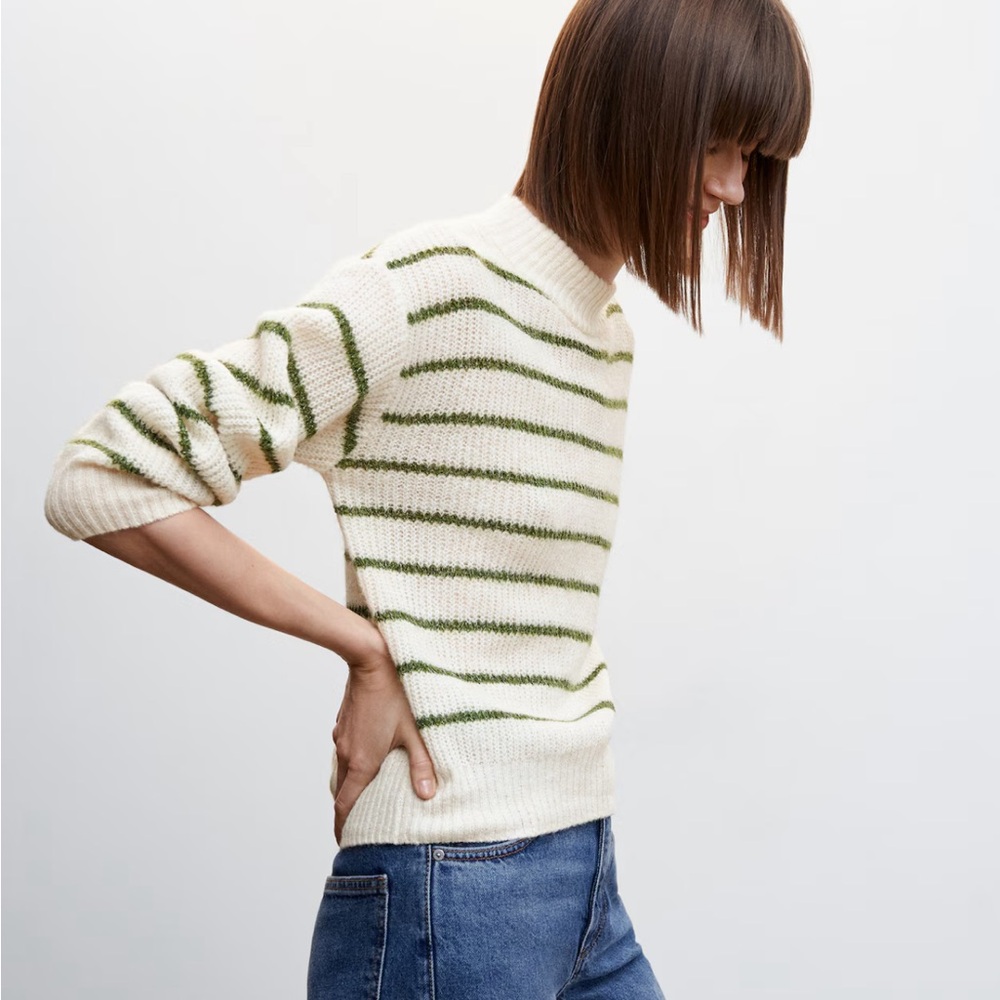 NWT Mango Striped Sweater